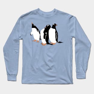 Gentoo Penguins Long Sleeve T-Shirt